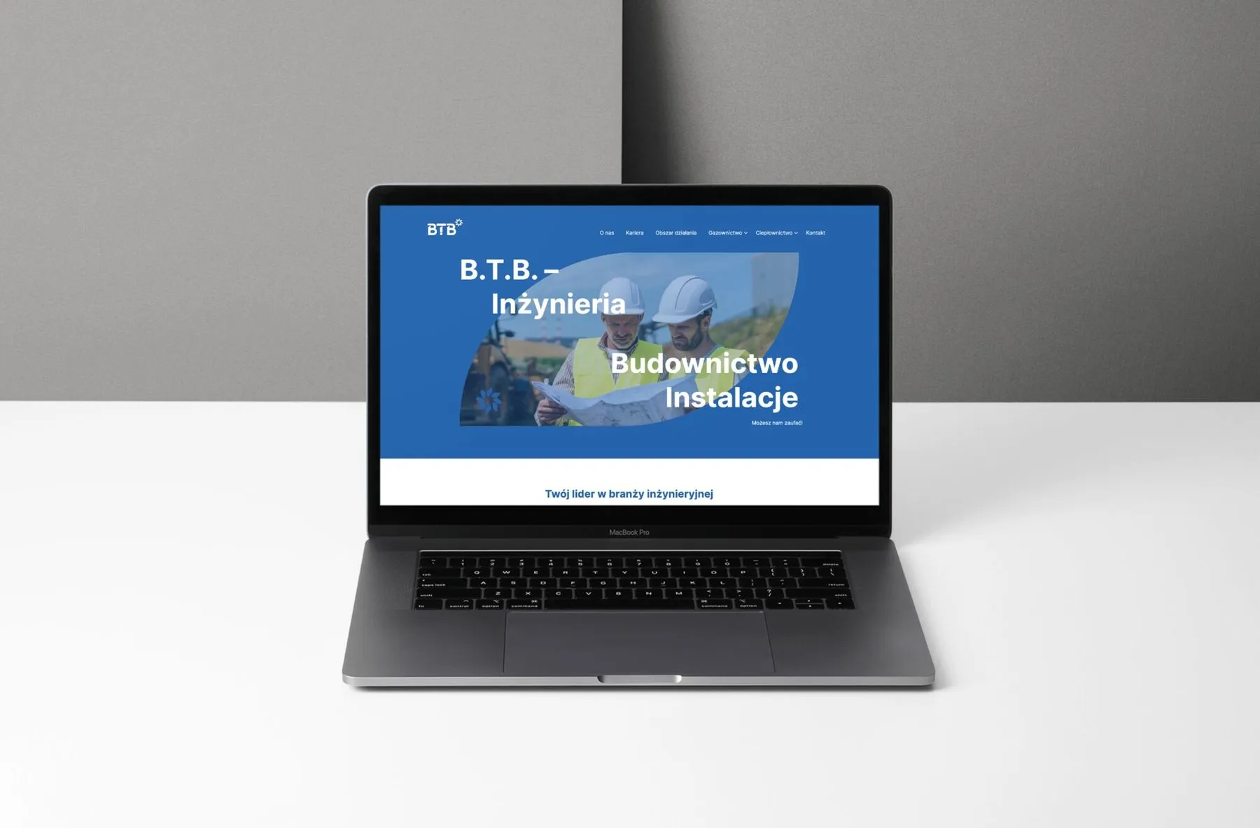 btb-ibi.pl - Projekt Strony Internetowej dla B.T.B. - Inżynieria Budownictwo Instalacje