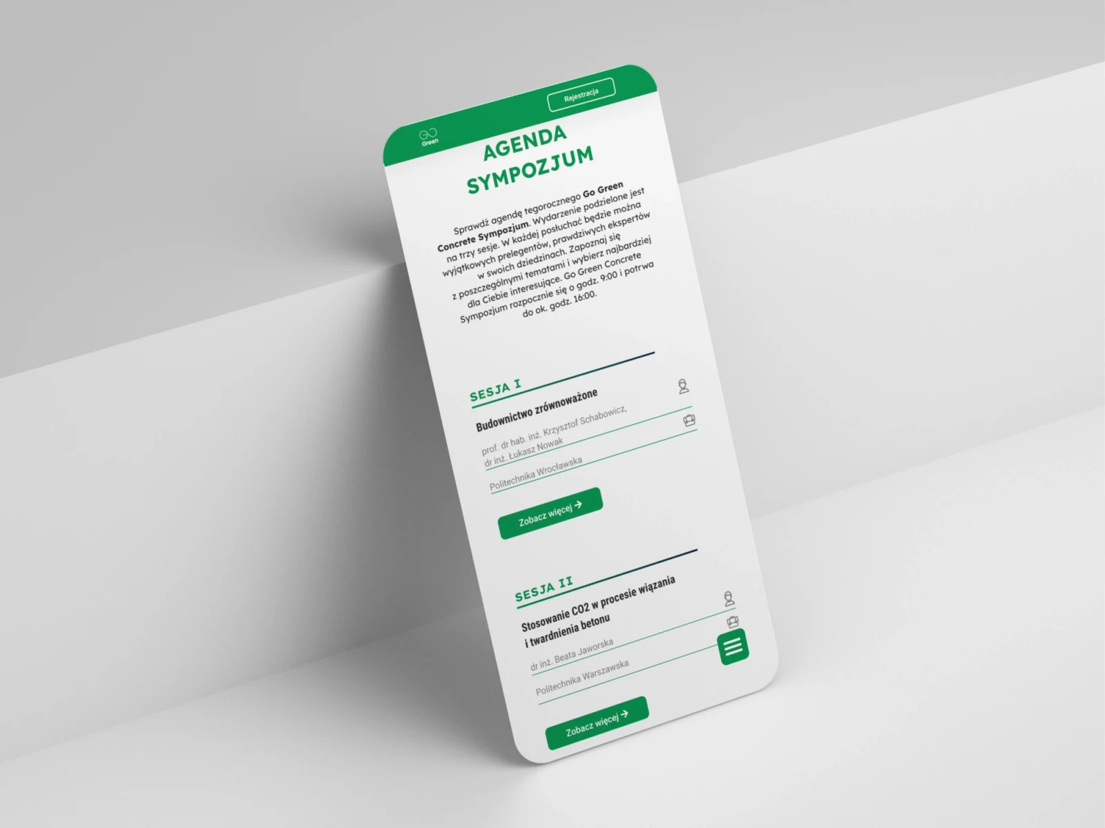 Responsywny layout dopasowany do urządzeń mobilnych i desktopowych.